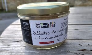 RILLETTE PORC MOUTARDE (180G)
