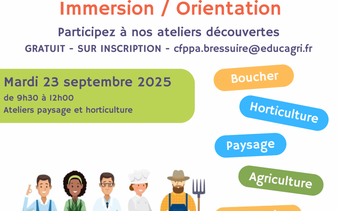 Les mardis Immersion/Orientation